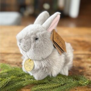 Gray Plush Bunny NWT